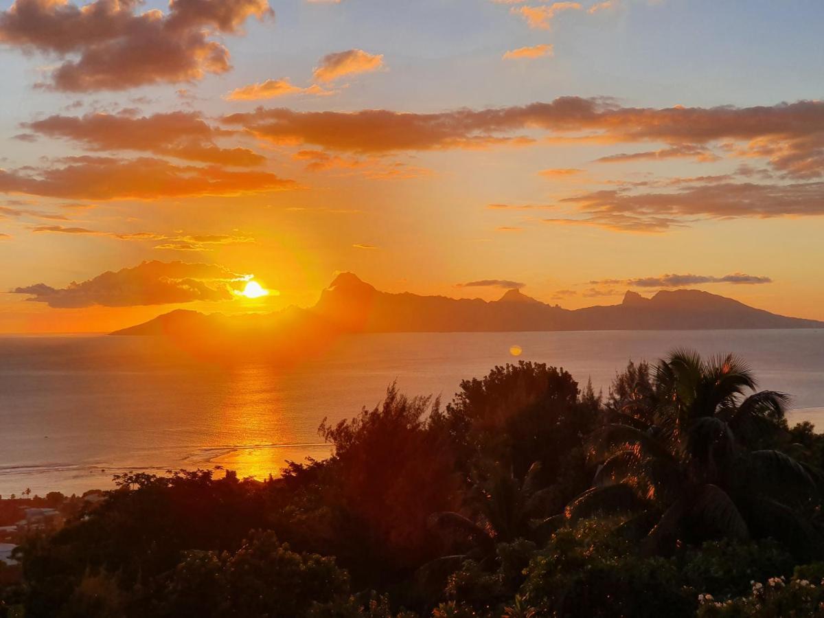 Jolie Maison Vue Ocean Et Moorea 푸나우이아 외부 사진