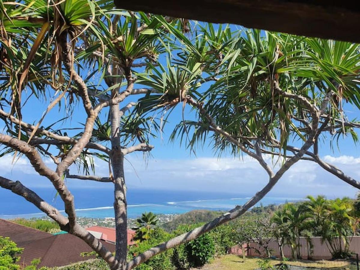 Jolie Maison Vue Ocean Et Moorea 푸나우이아 외부 사진
