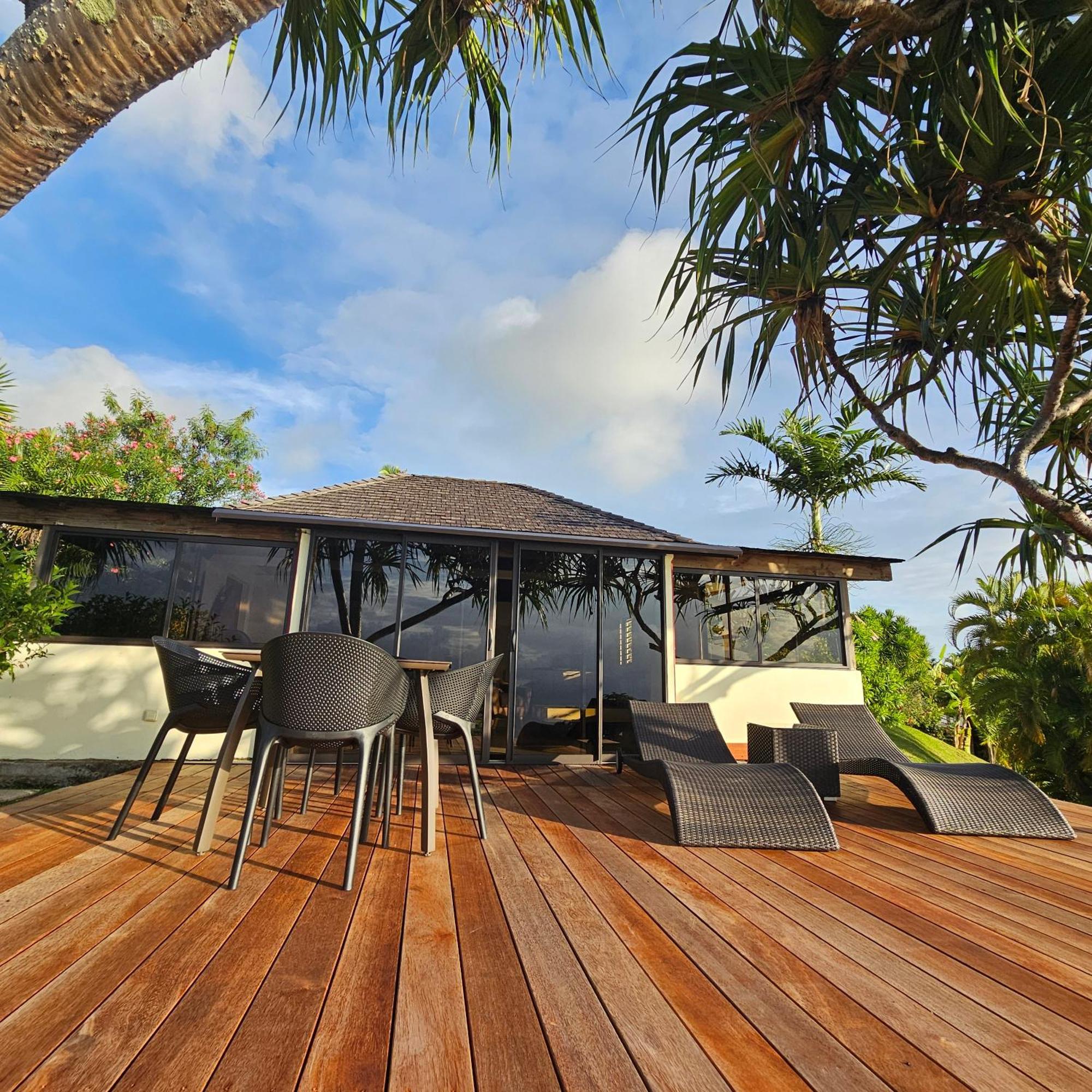 Jolie Maison Vue Ocean Et Moorea 푸나우이아 외부 사진