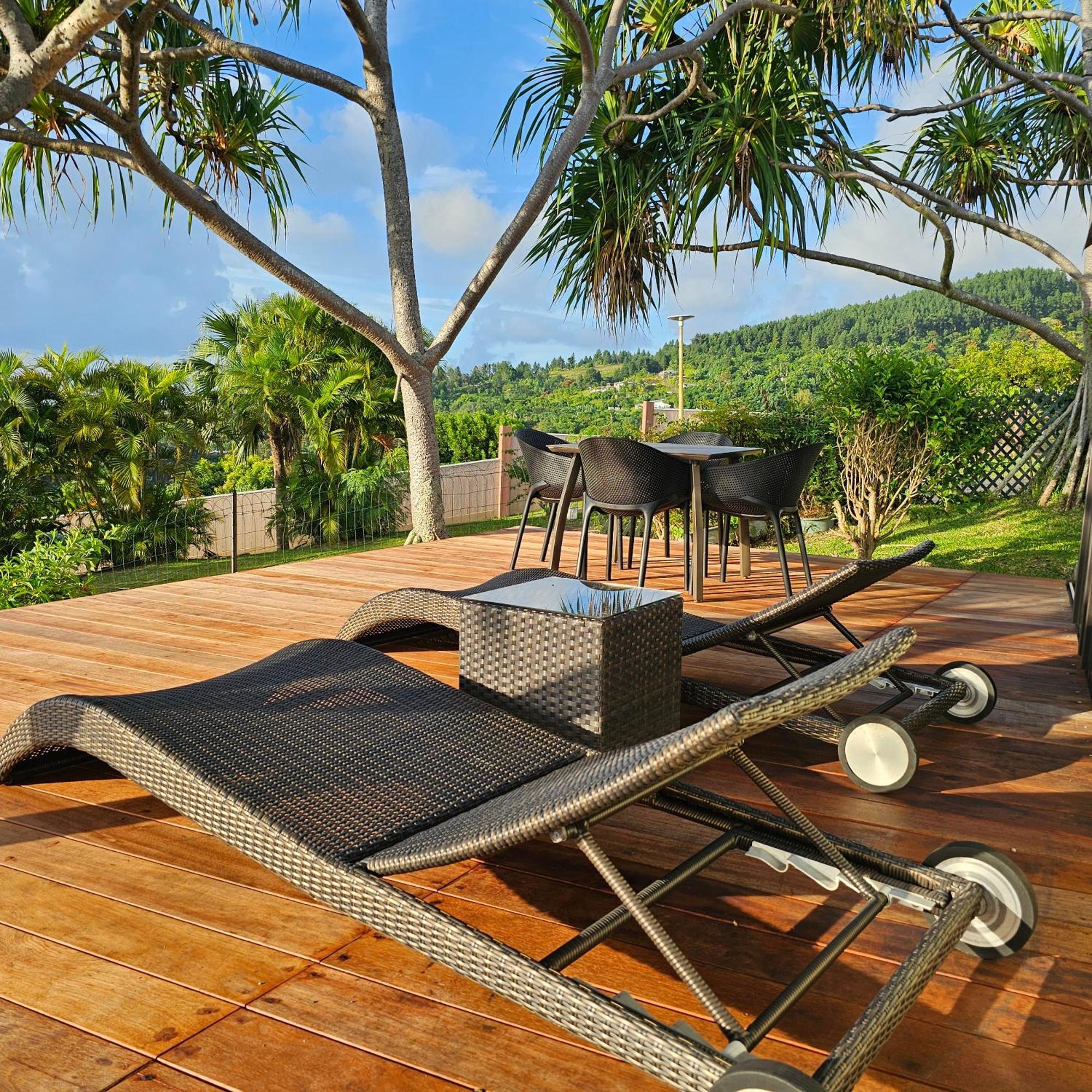 Jolie Maison Vue Ocean Et Moorea 푸나우이아 외부 사진